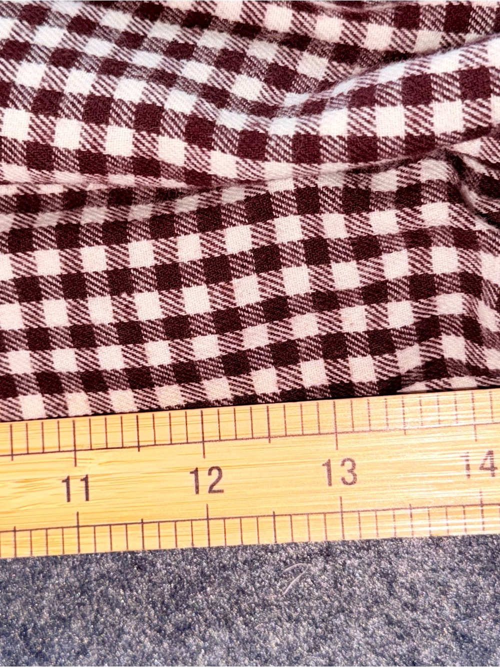 Madewell XXS Brown Gingham Crop Top Cottagecore Puff Sleeve Button Front Cotton - Picture 11 of 11